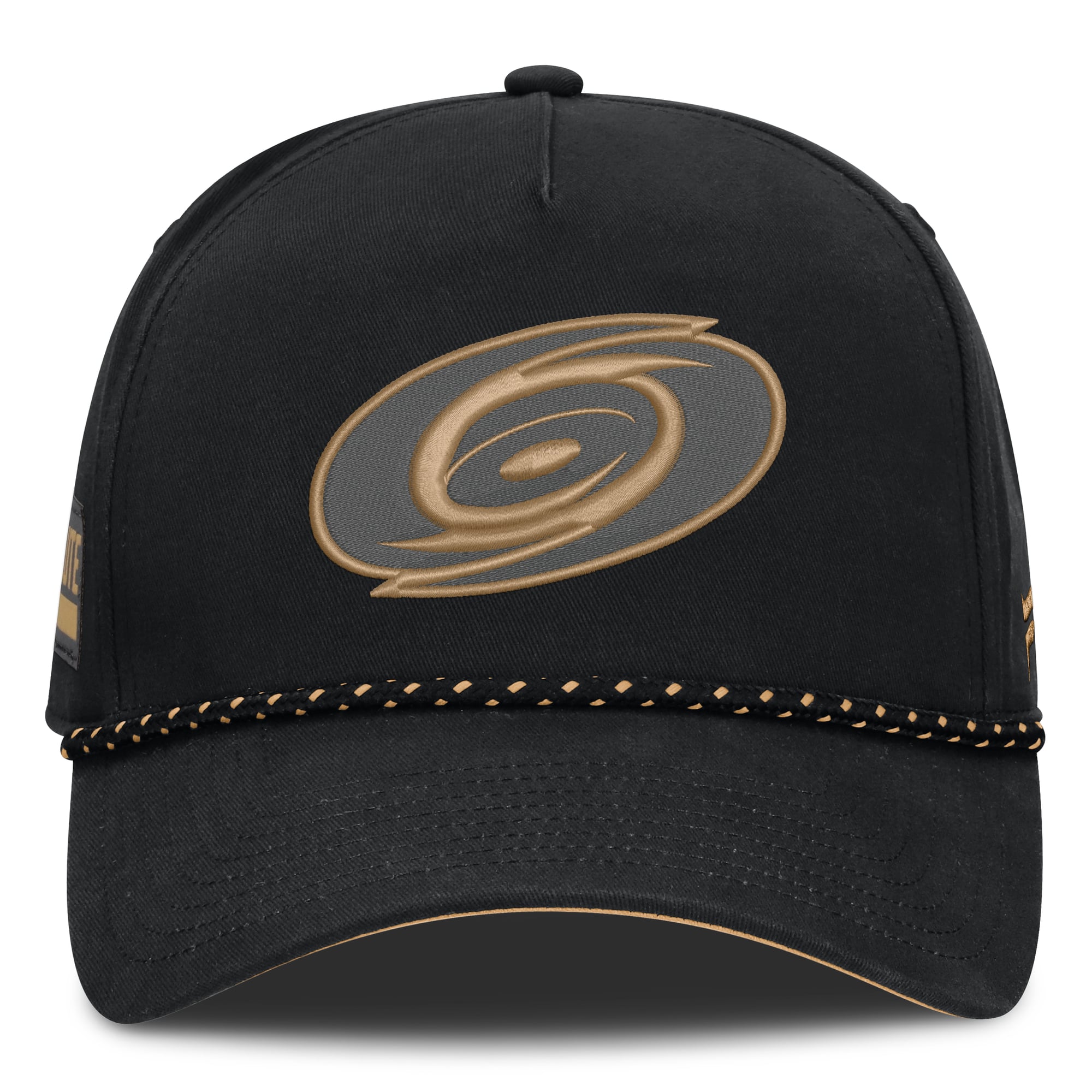 Casquette ajustable authentique Pro A-Frame noire Carolina Hurricanes pour homme Fanatics Military Appreciation